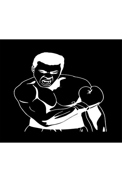 Birim Matbaa Boxs Muhammad Ali Auto Sticker (30X35Cm)
