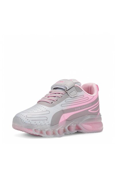 Bukond Children's Daily Water Repellent Transparent Sole Sneaker Sports Shoes School Shoes