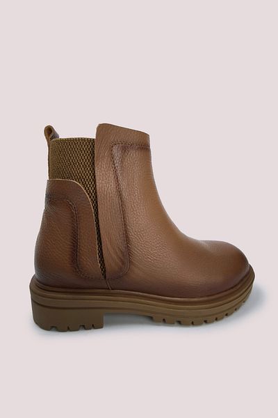 Gold Step Ankle Boots - Flat