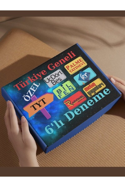 Üç Dört Beş Yayıncılık TYT 6'LI TÜRKİYE Geneli Deneme seti