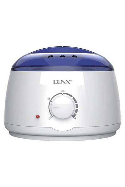 Denx سخان شمع لإزالة الشعر، بنفسجي/أبيض، 100 واط، 500 مل، DX2575