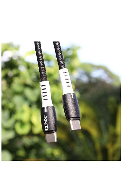 Denx كابل شحن سريع من USB إلى Type-C [3.1A، 1M] - نايلون مضفر متين، تصميم مقاوم للانحناء - سريع