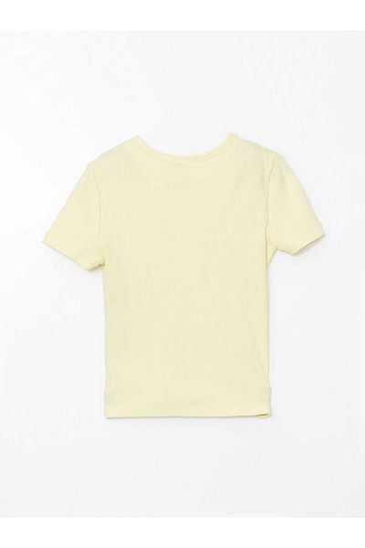 LC Waikiki Crew Neck Girl's Crop T-Shirt