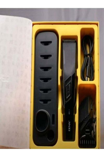 Denx ماكينة قص الشعر DX1360، وقت عمل 90 دقيقة، لون أسود