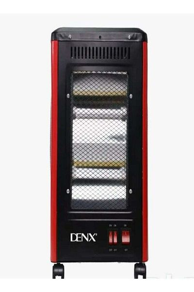 Denx سخان كهربائي بقوة 2000 واط مع عجلات لسهولة الحركة