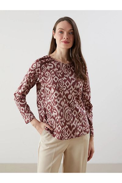 LC Waikiki Tricou de damă cu model cu gât crew