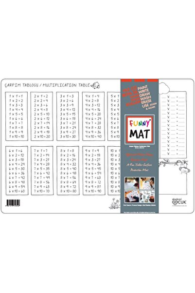 Timaş Yayınları Funny Mat - Çarpım Tablosu 33,5x48cm
