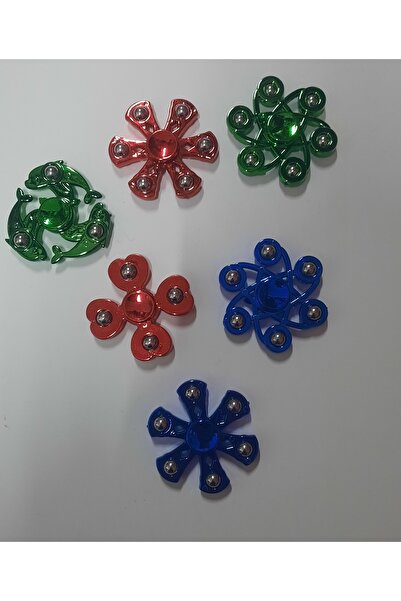 Genel Markalar Metalize Stres Çarkı, 6,5 cm, Kutulu, Metalik Renk, Eğlenceli ve Sıkılmadan Kullanım