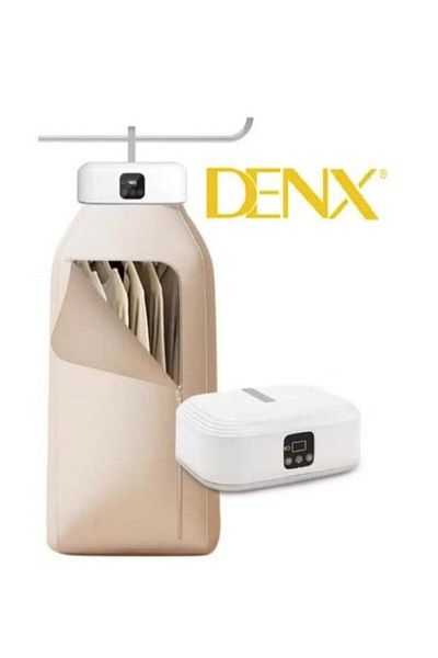 Denx مجفف كهربائي، قابل للتمديد والطي، مجفف كهربائي بسعة كبيرة، غسالة ملابس مع حقيبة تجفيف