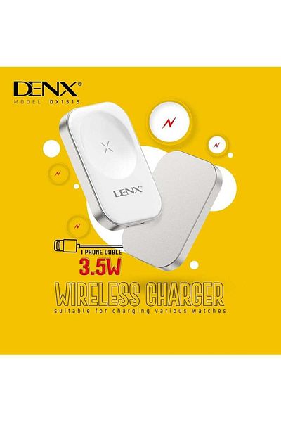 Denx شاحن لاسلكي DX1515 - حل شحن مدمج وفعال للساعات الذكية
