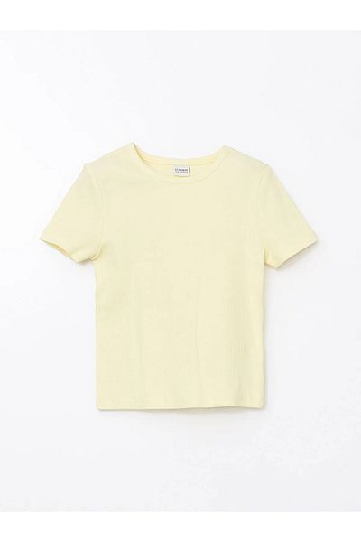 LC Waikiki Crew Neck Girl's Crop T-Shirt