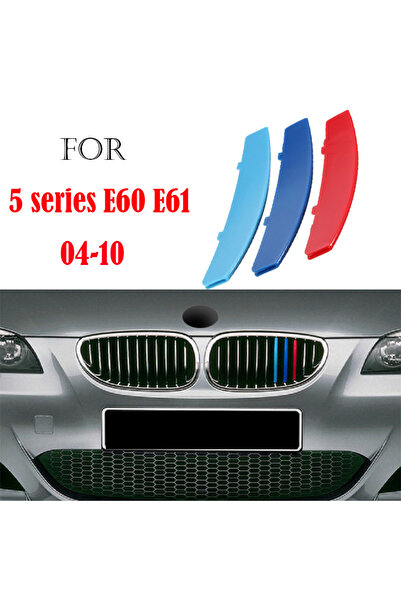 Choice E60 E61 04-10 3Pcs Front Grille Trim Strips For BMW Series 1 2 3 4 5 6...