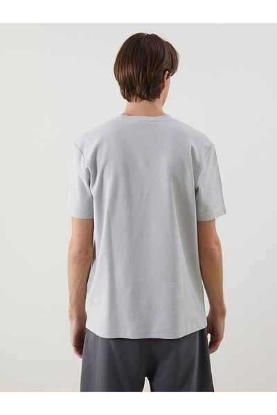 LC Waikiki Ανδρικό T-Shirt από βαμβακερό χτενισμένο λαιμό