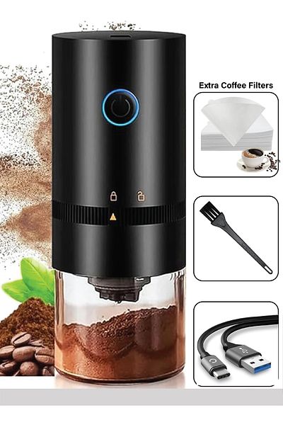 LEYALLIA Electric Coffee Grinder and Adjustable Grinding Settings – Ideal for Espresso and Turkish Coffee