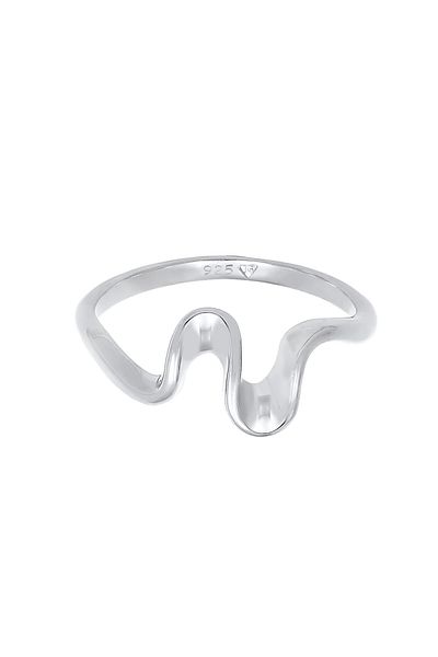 ELLI Inel pentru dama Waves Look Trend În argint 925