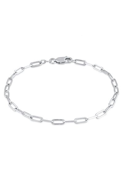 ELLI Náramek Ladies Links Oval Basic Řetízek Blogger Trend v 925 Sterling Silver
