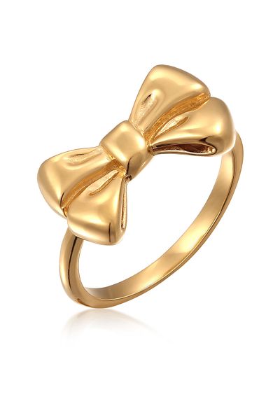 ELLI Ring Ladies Bow Symbol Trend In 925 Sterling Silver