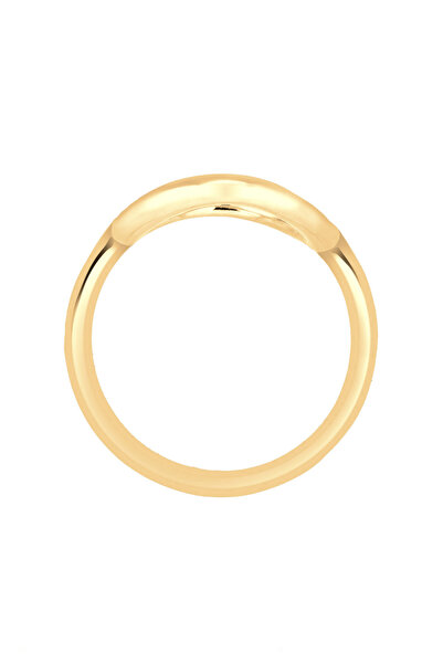 ELLI Dámský prsten s geometrickým vzorem, vyrobený ze sterlingového stříbra 925.