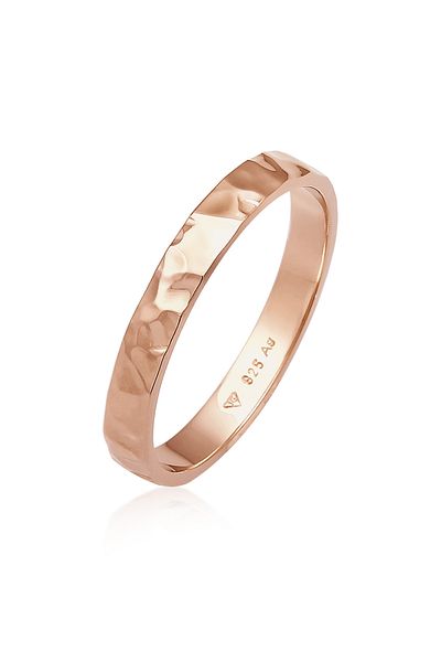 ELLI Ringband für Damen – 925er Sterlingsilber, trendig, fein gezogen