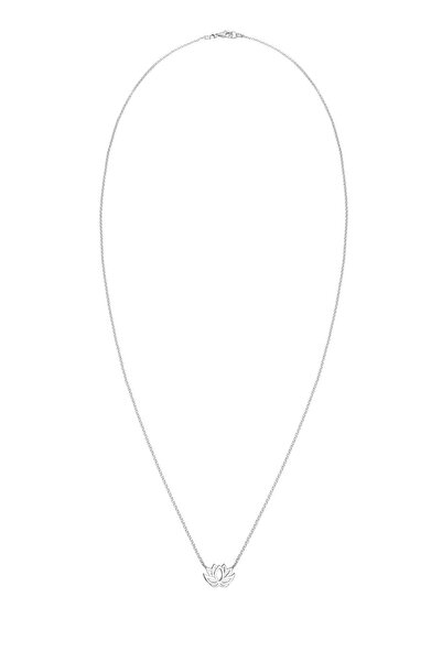 ELLI Dámský náhrdelník s přívěskem a lotosovým květem ze sterlingového stříbra 925