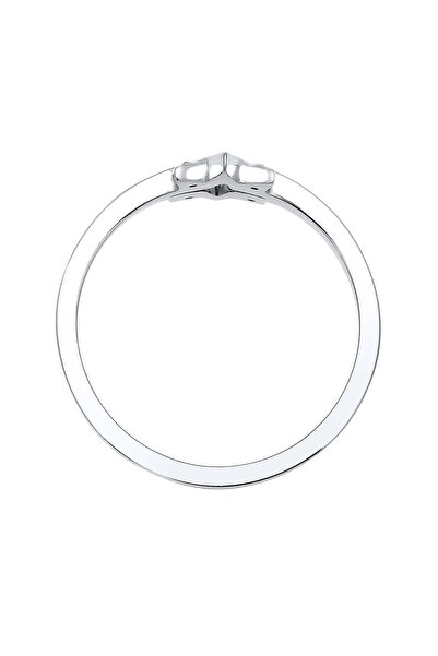 ELLI Prsten s hvězdami a krystaly ze sterlingového stříbra 925