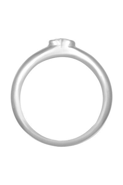 ELLI Dámský prsten se srdíčkem a láskou ze sterlingového stříbra 925 se zirkony, pozlacený