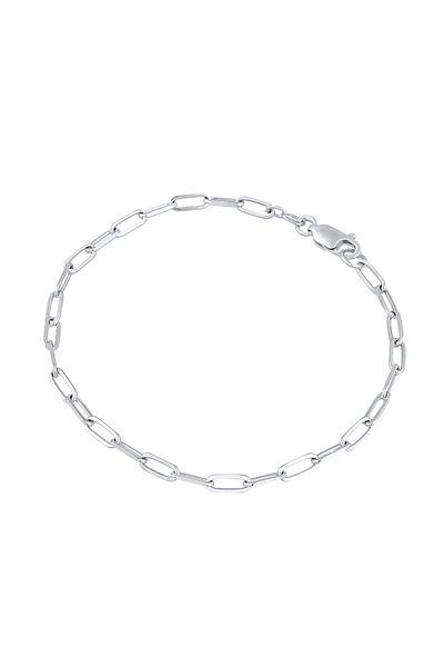 ELLI Náramek Ladies Links Oval Basic Řetízek Blogger Trend v 925 Sterling Silver