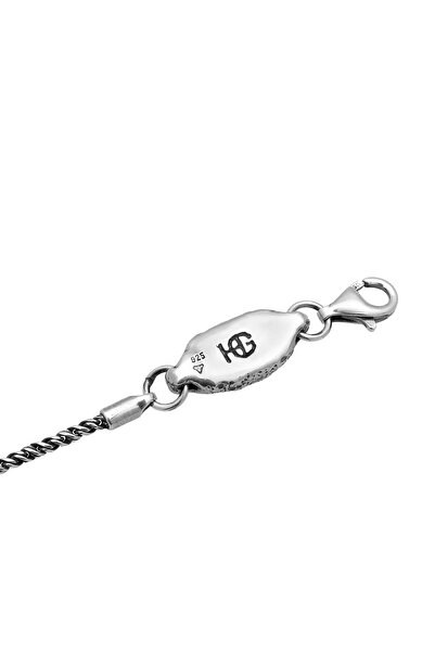 HAZE & GLORY Bracelet Topas Edelstein Kordelkette 925 Sterling Silber