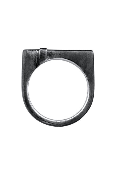 KUZZOI Ring Herren Kreuz Glaube Schlicht in 925 Sterling Silber