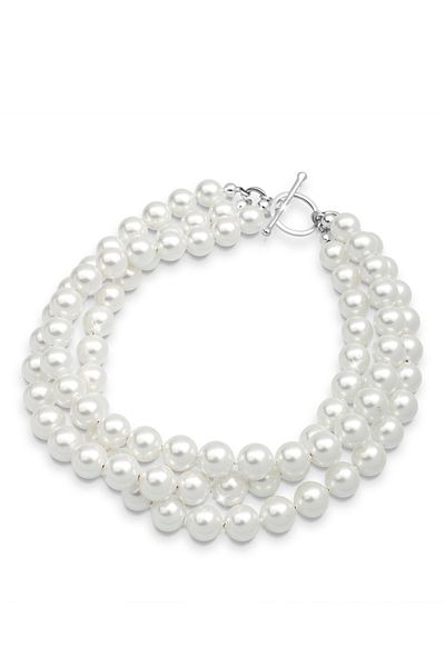 ELLI Bracelet Süßwasserzuchtperlen 925 Sterling Silber