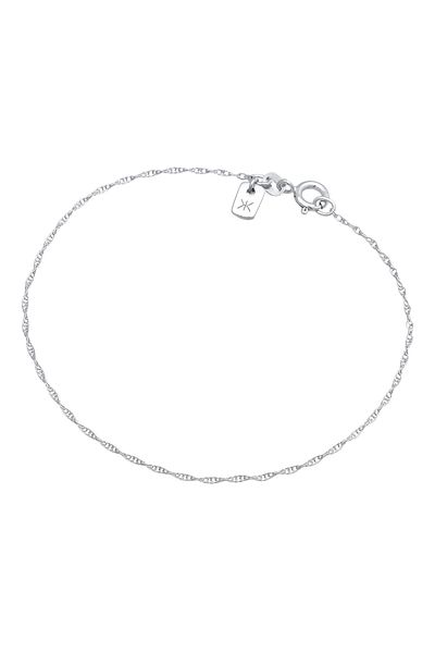KUZZOI Pánský náramek Basic Links Twisted In 925 Sterling Silver