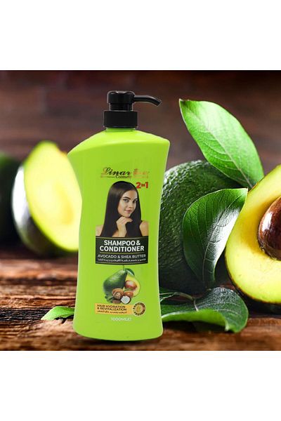 Linarose Lina Rose Shampoo and Conditioner with Avocado and Shea Butter - 1000ml