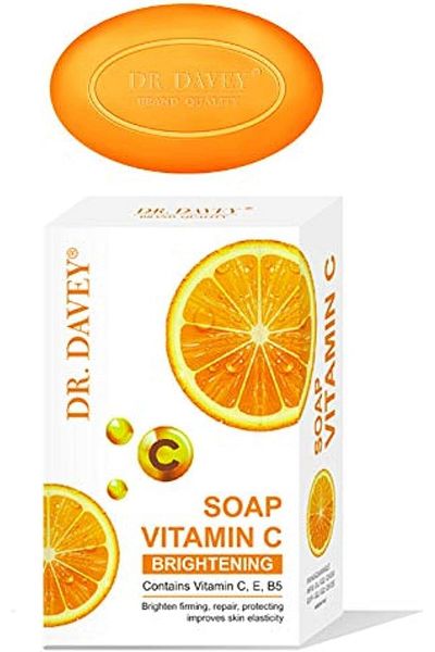 Dr. Davey Vitamin C Face Soap for Skin Brightening, 100g