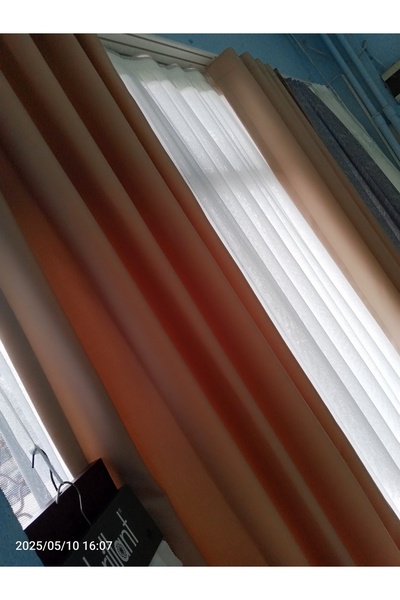 Store Brillanthome Keten Şönil S pileli Fon Perde