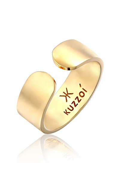 KUZZOI Ring Herren Band Design Offen Zeitlos in 925 Sterling Silber