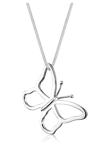 ELLI Colier Doamnă Pandantiv Fluture Filigran În Argint Sterling 925