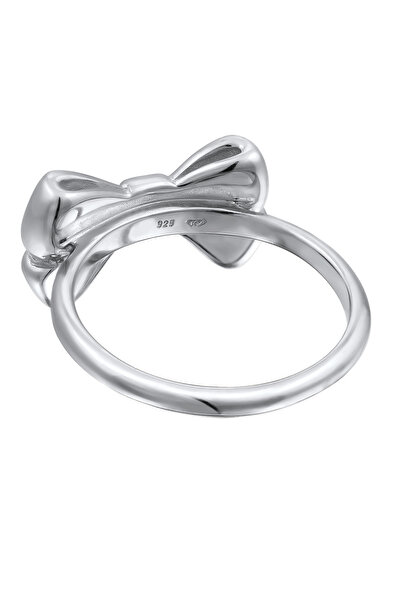 ELLI Dámský prsten se symbolem mašle, trendy, ze sterlingového stříbra 925