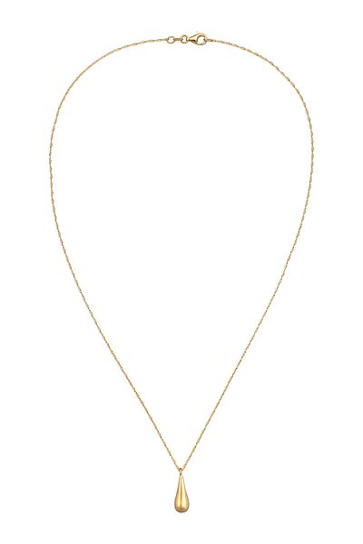 ELLI Necklace Ladies Twisted Drop Pendant In 925 Sterling Silver
