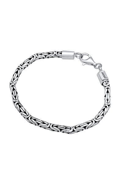 KUZZOI Armband Armband Oxidiert 925 Sterling Silber