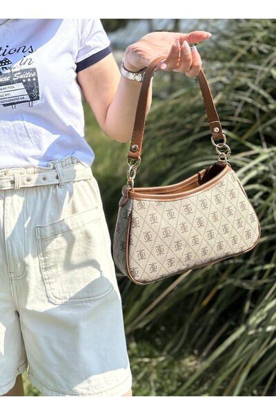 SİNİSA BAG Farme Monogram Baguette και τσάντα χιαστί