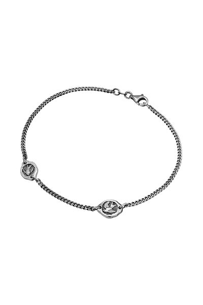 HAZE & GLORY Armband Hg -Armband Herren aus 925 Sterling Silber, Herrenschmuck, Silberarmband, C