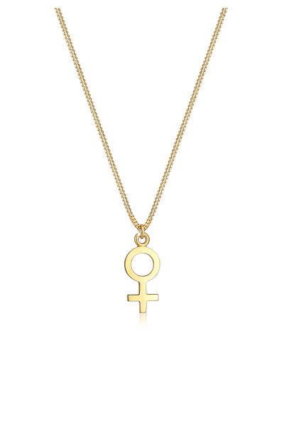 ELLI Necklace Venus Pendant Feminine Symbol Minimal in 925 Sterling Silver