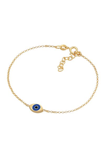 ELLI Bracelet Ladies Evil Eye Symbol Pea Necklace Trend With Enamel In 925 Sterling Silver