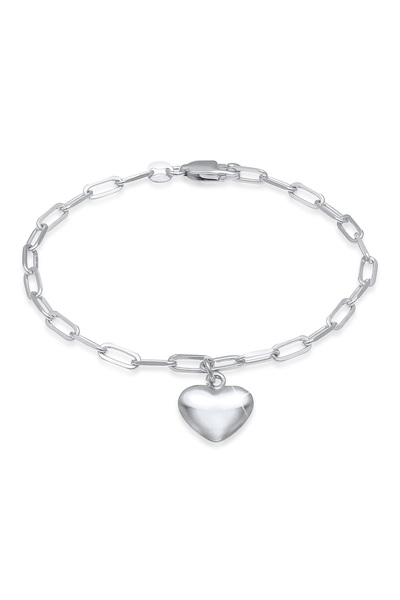 ELLI Armband Damen Herz Love Links Oval Trend in 925 Sterling Silber