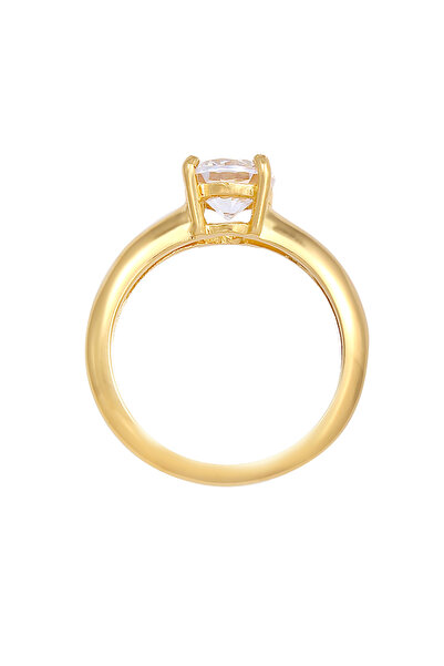 ELLI Dámský prsten Solitaire Classic se zirkonovým krystalem ze sterlingového stříbra 925