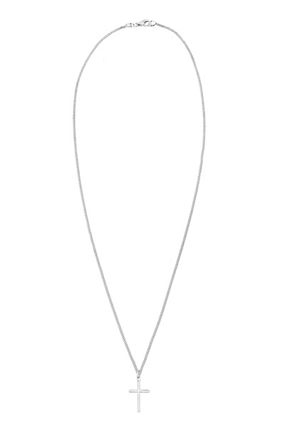 ELLI Dámský náhrdelník s křížkem a přívěskem Basic ze sterlingového stříbra 925