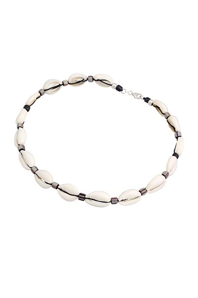 KUZZOI Halskette Herren Beach Surfer Festival mit Kauri Muschel in 925 Sterling Silber