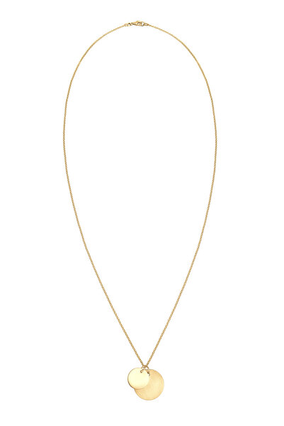 ELLI Náhrdelník Geo 925 ze sterlingového stříbra - kruhový trombocytový hrot