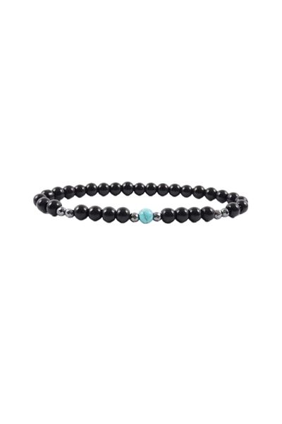 REDz Accessories Brățară Shadow, Mărgele, Pentru Bărbați, Elastic, Modă, Negru