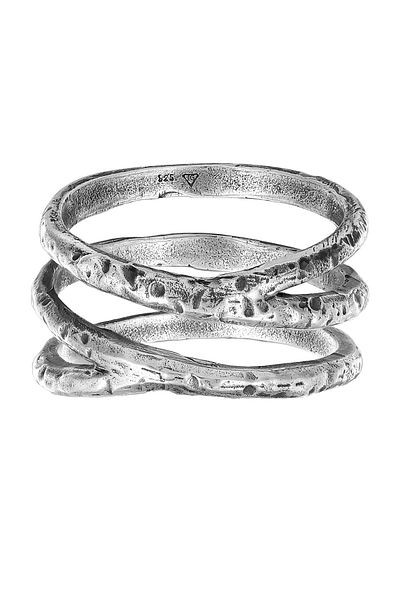 HAZE & GLORY Ring Hg - Ring Herren Aus 925 Sterling Silber, Schmuck Herren, Silberring Oxidiert, Coo